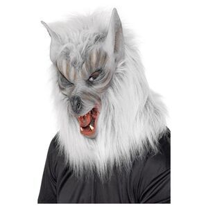 Smiffys Mens Wolf Mask / Gray